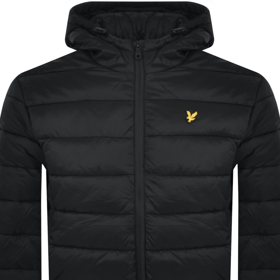 Lyle and scott wadded jacket black top